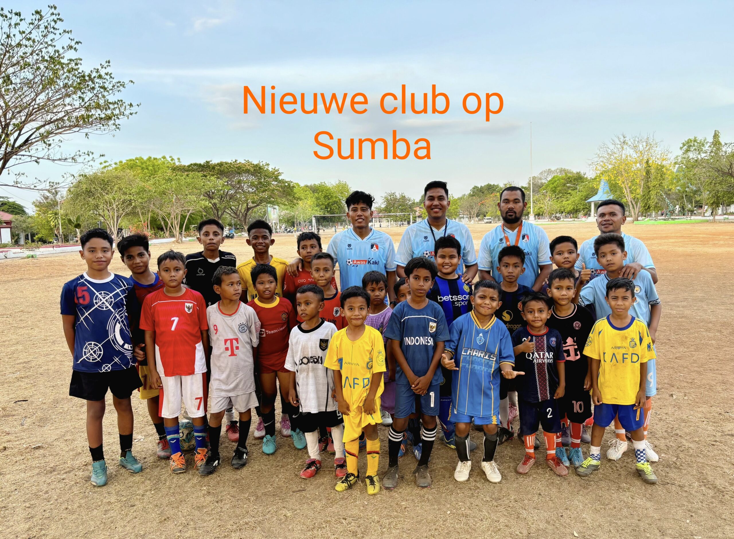 Start voetbalclub op Sumba
